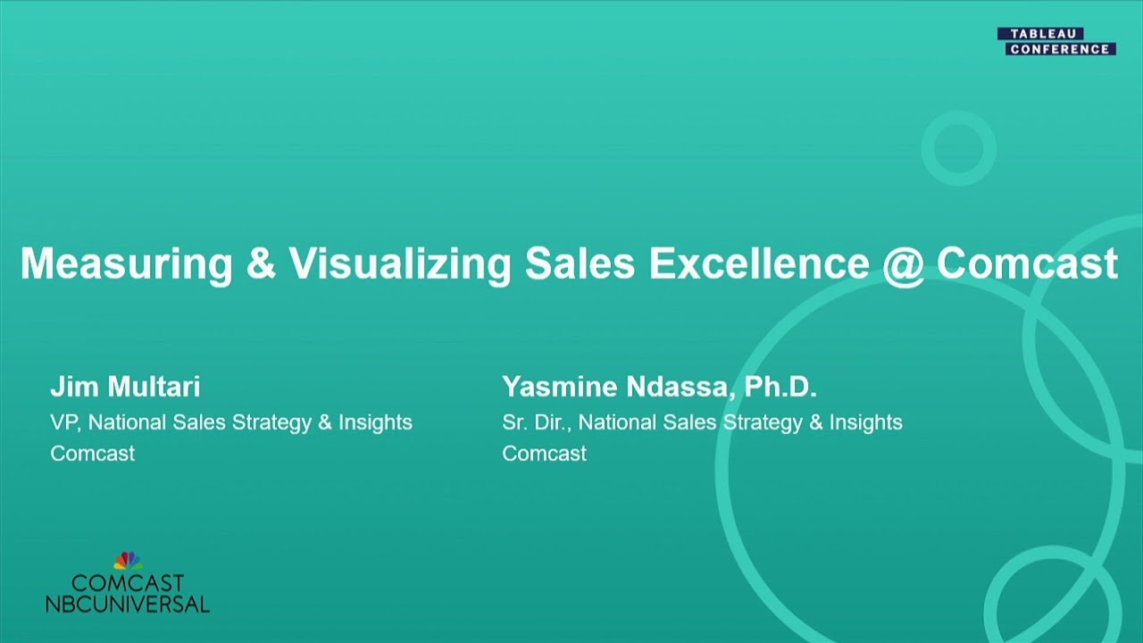 TC19: Comcast: Measuring and Visualizing Sales Excellence